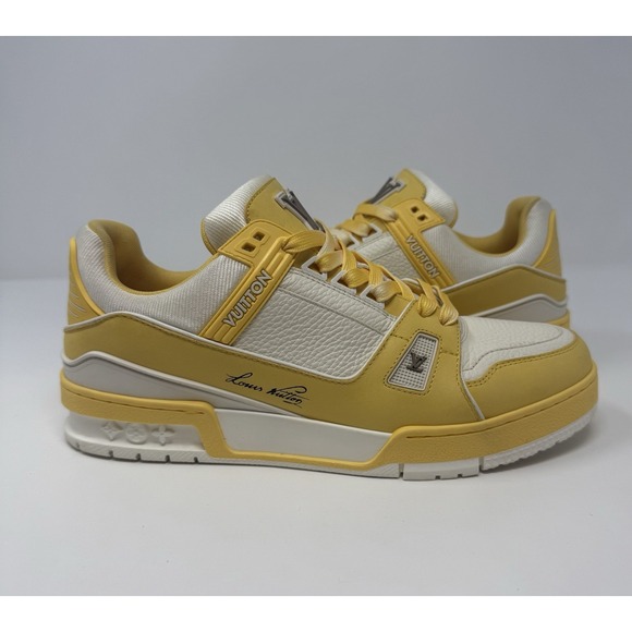 Louis Vuitton Other - Louis Vuitton Trainer Sneaker Yellow/White New Season Fits Size 8 US 40 LV
